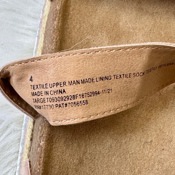 Art Class Agatha Ankle Buckle Footbed Platform Pink Espadrille Sandals Size 4Y - Picture 3 of 12